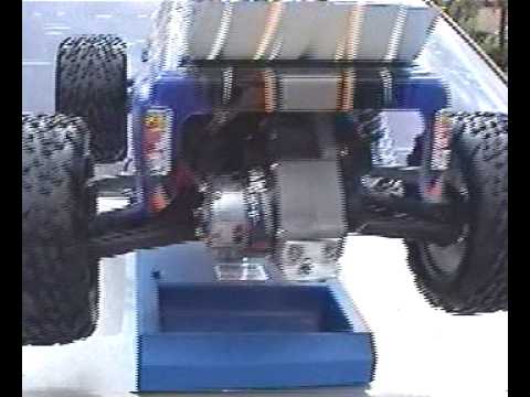 traxxas; rustler with 4 talon tires