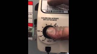 How to light a pilot on a A.O. Smith or State water heater