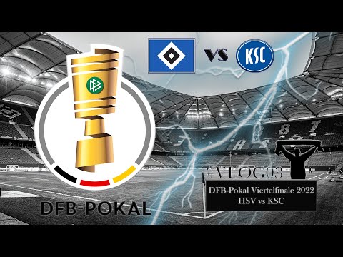 DFB-Pokal Viertelfinale 2022 - HSV vs KSC / 1. Stadionvlog - Eskalation im Volksparkstadion #VLOG03