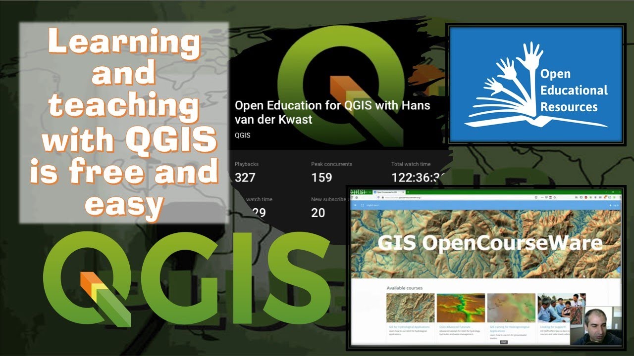 Open Education for QGIS with Hans van der Kwast - YouTube