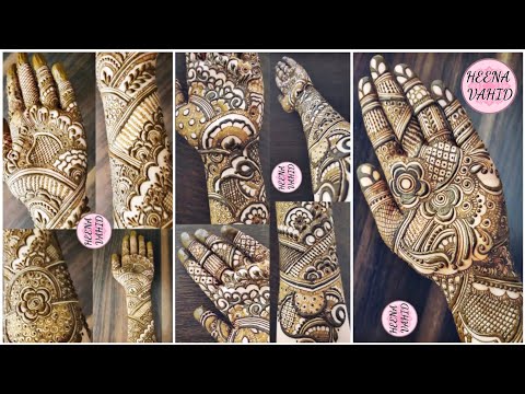 Top 3 Bridal henna designs compilation | Heena Vahid