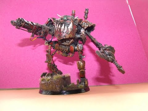warhammer 40k ork army deathdread conversion 01
