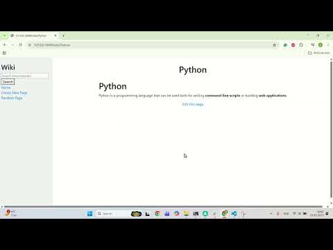 CS50W Project 1 – Wikipedia-