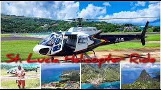 St. Lucia Tour | Helicopter Ride | Amazing Views | 2024 Carribean Vacation