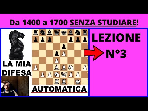 Imparare a giocare a scacchi SENZA STUDIARE: Lezione Intermedi per arrivare a 1700 punti Elo