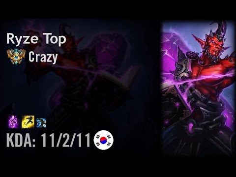 Ryze Top vs Ekko - Crazy - KR Challenger Path 6.6