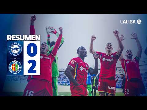 ⚽ Resumen | Deportivo Alavés 0-2 Getafe CF | J23 LALIGA