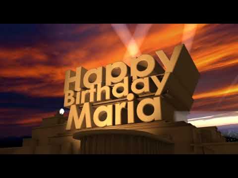 Happy Birthday Maria