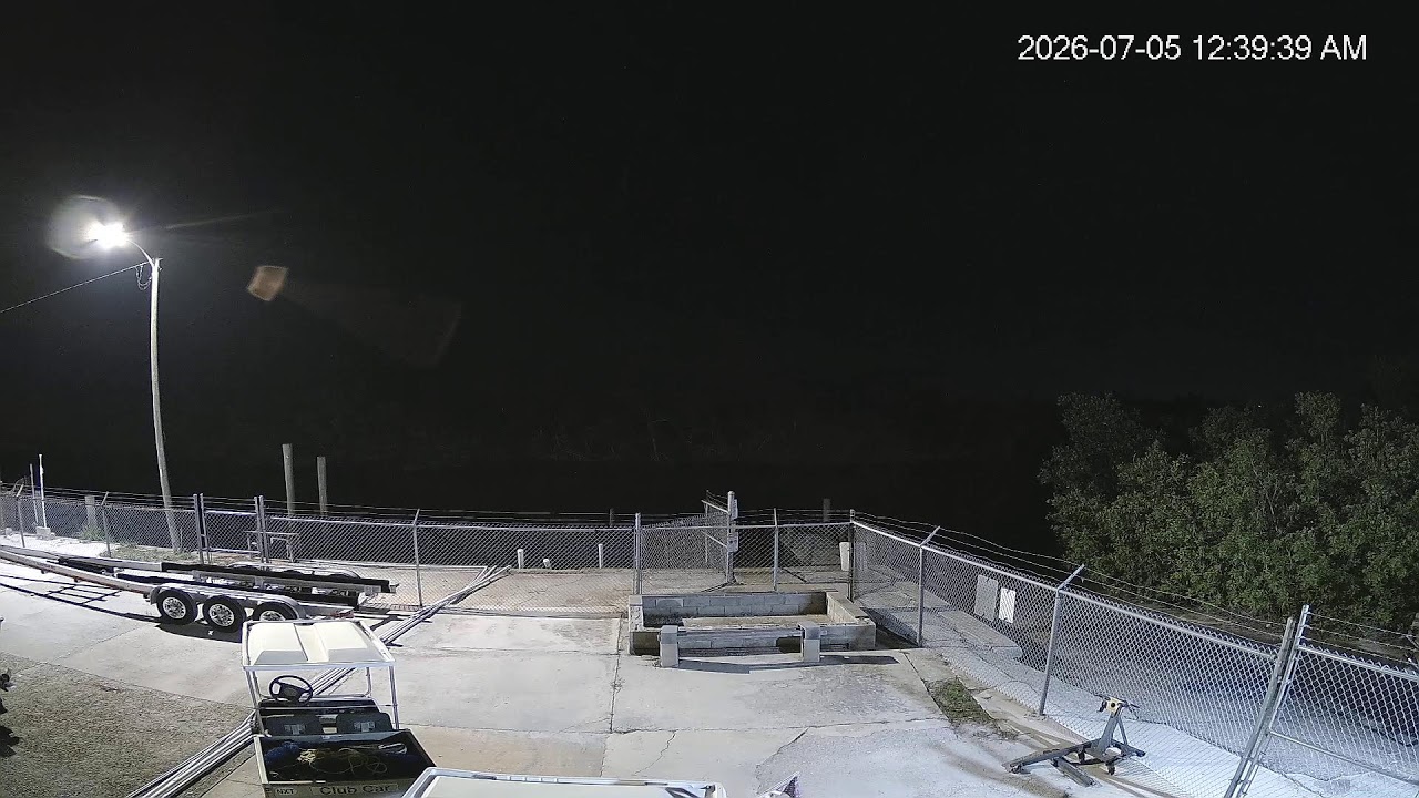 Live webcam view of D&D Bait and Tackle Marina