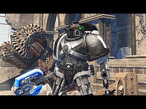 1 IRON HAND + Power Axe vs 400+ Orks! - Augmented Mod | Warhammer 40K: Space Marine