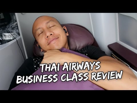 THAI AIRWAYS BUSINESS CLASS REVIEW | Vlog #193