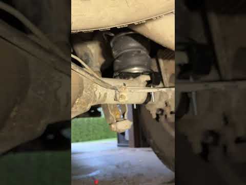 DIY Chevy Silverado Air Lift load lifter kit fully installed.