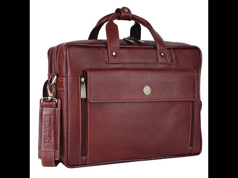 Hammonds Flycatcher Original Bombay Brown Leather Laptop Messenger  Bag (L=40,H=29, B=13 cm) LB117BLCK Messenger Bag - Messenger Bag