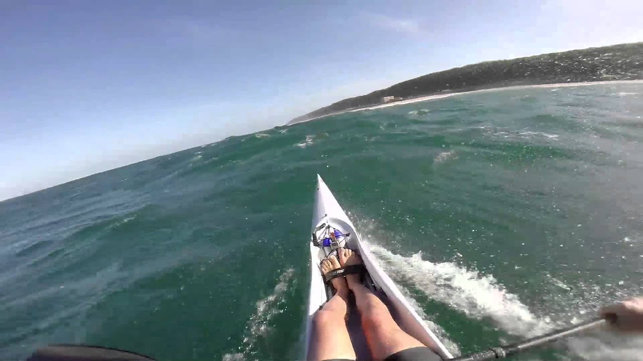 Checking out the Durban Downwind NE Course - Marine to Toti at 10knots