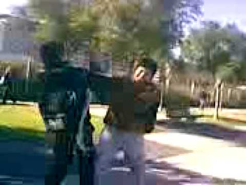 La "Masturbanda" Boxeando En Puerto Madero