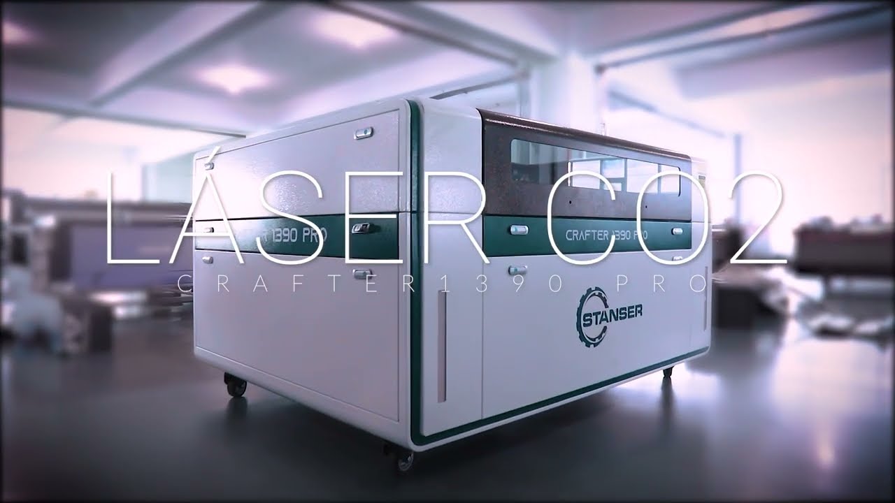 Lanzamiento de Nuevo CNC Láser CO2 CRAFTER 1390 PRO de Stanser. Incorpora mejoras y tecnología.