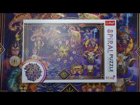 Trefl 40015 Spiral Zodiac Signs 1040 Pieces Jigsaw Puzzle Timelapse