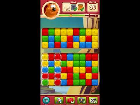 Toon Blast Level 542 - NO BOOSTERS 🐻🐺🐱