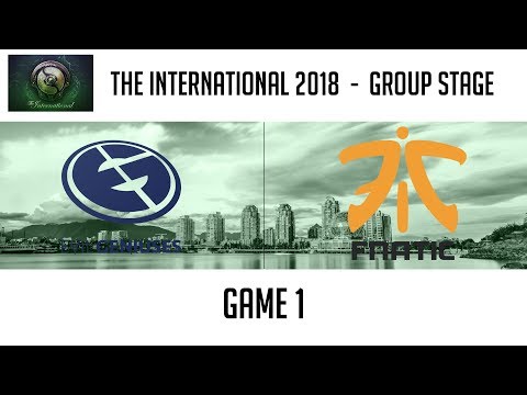 Evil Geniuses vs Fnatic (Game 1) | The International 2018: Group Stage