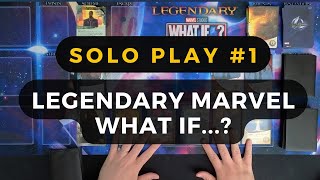 Legendary Marvel Deckbuilding Game: What If...? | Solo Play #1 | DaniCha