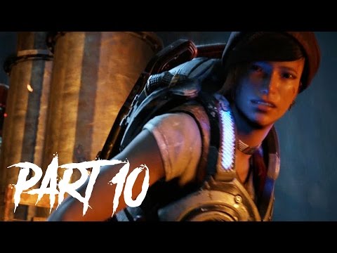 TOWER OF TERROR!! Gears of War 4 Gameplay Walkthrough Part 10 - Act 3 - FULL GAME (GOW4 Gameplay)