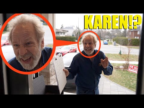 crazy neighbor invites himself into our house (he was planning this for a while)