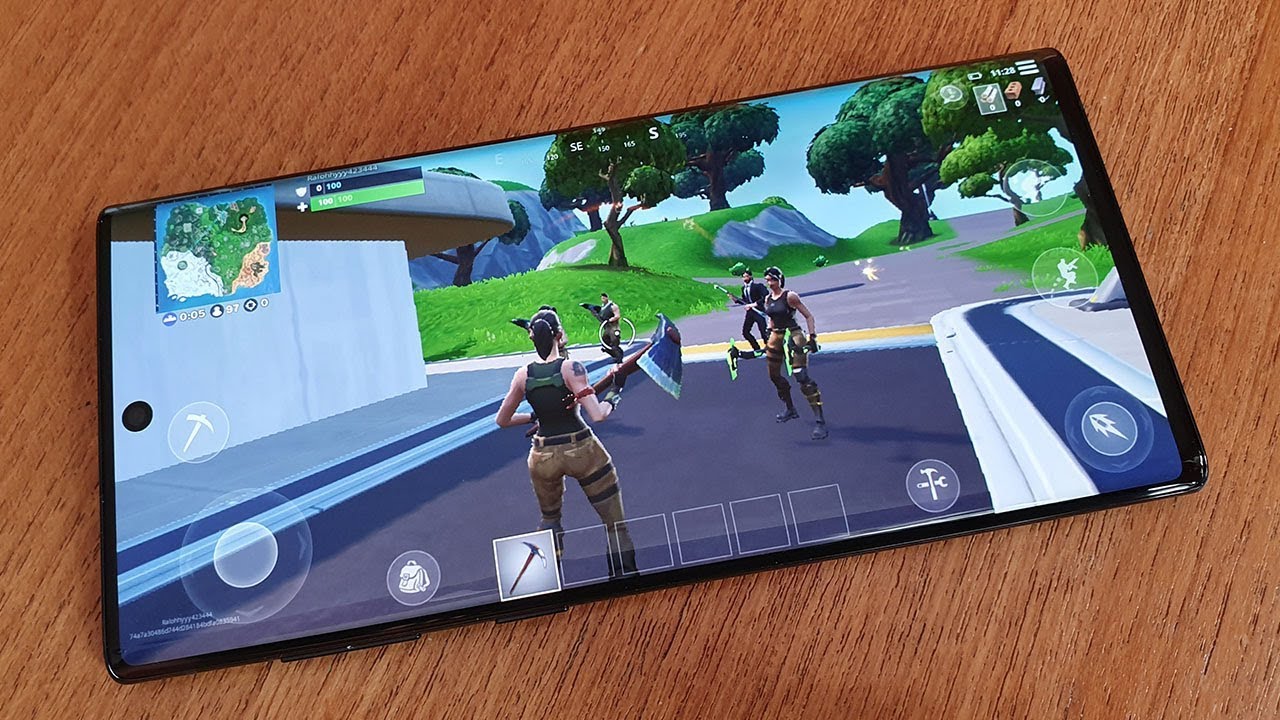 Galaxy Note 10 Fortnite 60 FPS