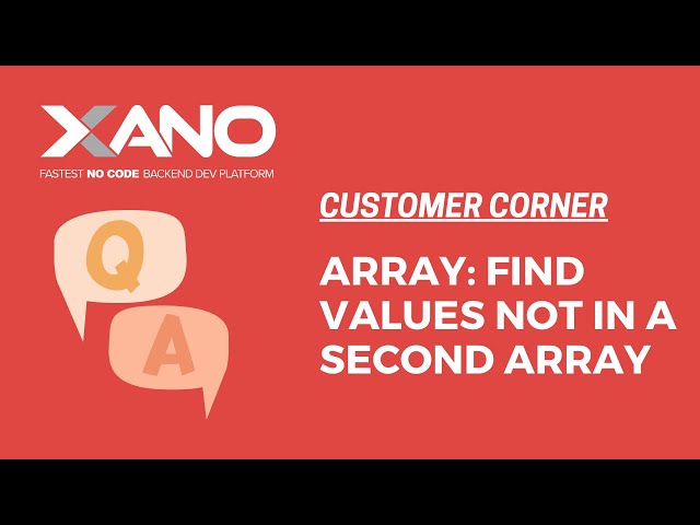 Find Values of an Array not in a Second Array