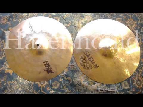 Sabian HHX 14" Dave Weckl Evolution Hi Hats 968 & 1482 gs