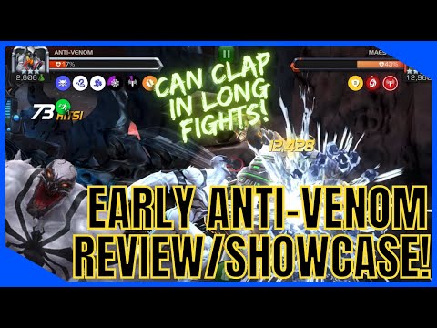 Anti-Venom Early Gameplay Showcase And Thoughts! Marvel Contest of Champions!