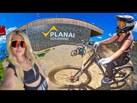 Freundin fährt ERSTES MAL BIKEPARK & es GEHT SCHIEF!