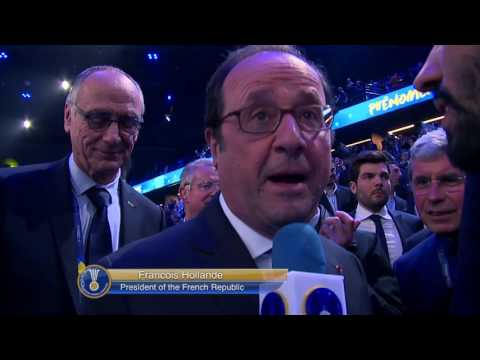 Francois Hollande: "It was a very good match" | IHFtv - France 2017 World Championship