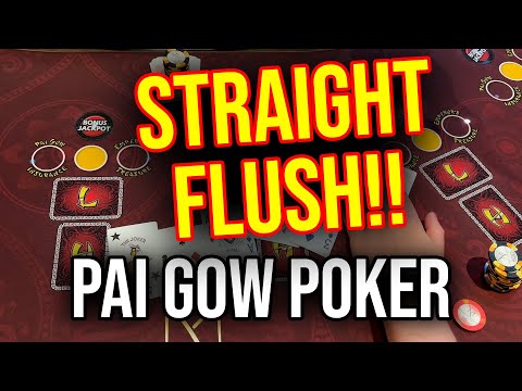 AMAZING RUN ON PAIGOW POKER!! $900 Bets!!