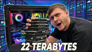 COM 9 ANOS ELE MONTOU UM PC GAMER COM 22 TERABYTES 🫨