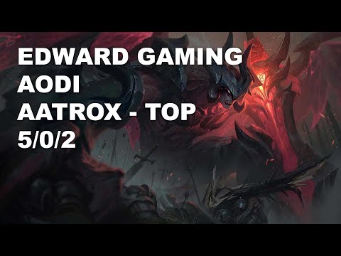 EDward Gaming Aodi Top Aatrox vs Camille - KR Challenger Rank Game