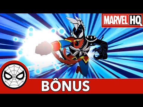 Capa de CAPITÃ MARVEL | Homem-Aranha: Maximum Venom