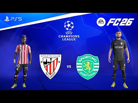 FC 26 - Athletic Bilbao vs Sporting CP | UEFA Champions League Phase 25/26 Season Full Match