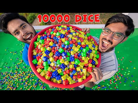 Rolling 10000 Dice 🎲 at Once | कितनी बार 6 नंबर आएगा? Math Failed😱