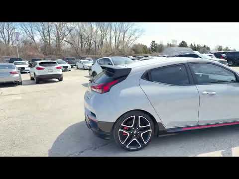2022 Hyundai Veloster N DCT in Gray for sale at Finch Chrysler Dodge Jeep Ram Ltd in London, ON