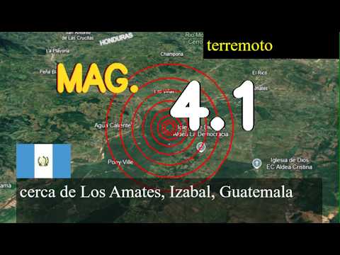 Terremoto cerca de Los Amates, Izabal, Guatemala actualizaciones en vivo hoy: Terremoto de magnitud