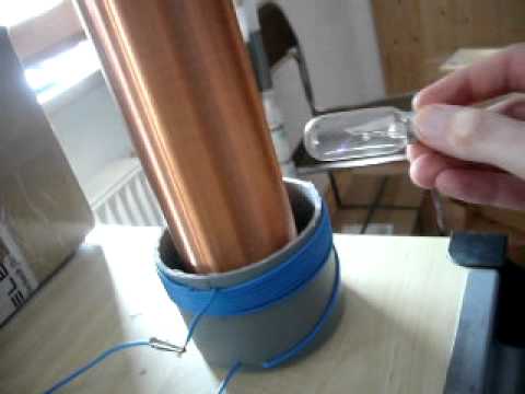 Plasmaflammen in Glühlampe