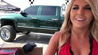 Sophie Swaney takes Bubba  to Super Chevy