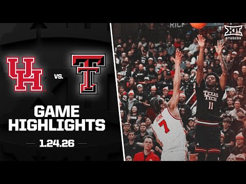 #6 Houston vs. #12 Texas Tech Game Highlights | 2025-26 Big 12 Men's Basketball
