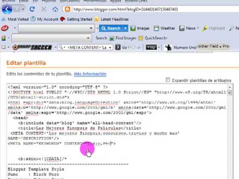 como Hacer un Blog optimizado en Blogger paso a paso 2 parte