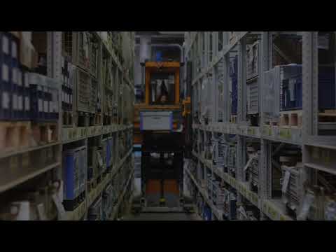 BITO SL86 heavy-duty container in use at Claas Saulgau GmbH