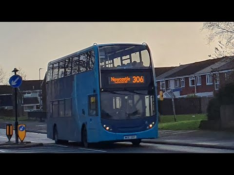 CLASSIC E400: Route 306 | NK57DXY/7502 - Arriva Northumbria: Dennis Trident 2/ADL Enviro 400