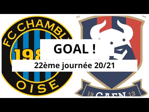 FC Chambly Oise - Caen [(1)-1] GOAL 25' (Joachim Eickmayer) 22ème journée 2020/21