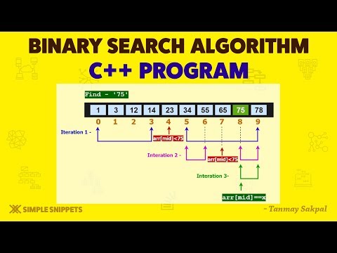 Learn Binary Search Algorithm C Code in Data Structures | Part 2 | DSA ...