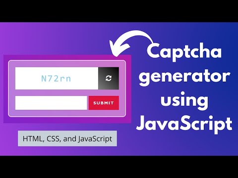 Javascript Captcha Generator