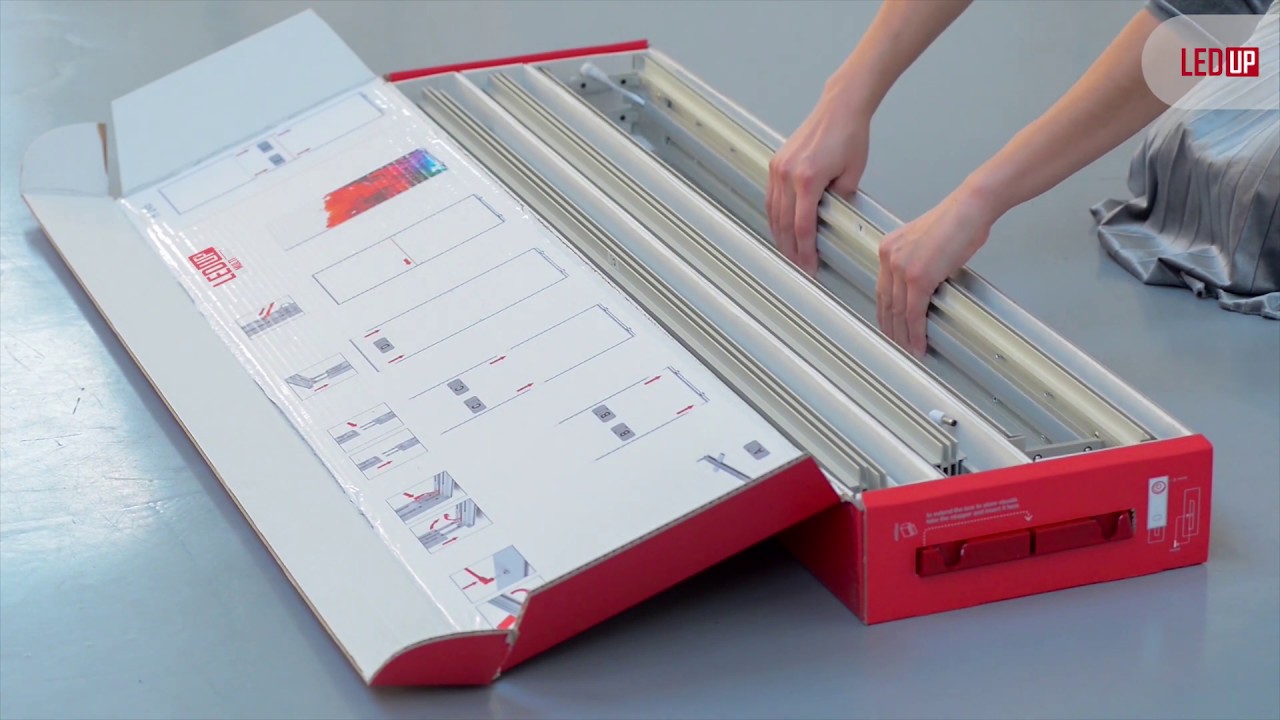 WEIDE Displays LEDUP Leuchtrahmen Display | Aufbau